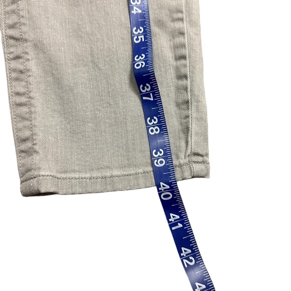 Seven7 Womens Mid Rise Skinny tummyless Jeans Light grey Size 12 !! - Picture 8 of 13